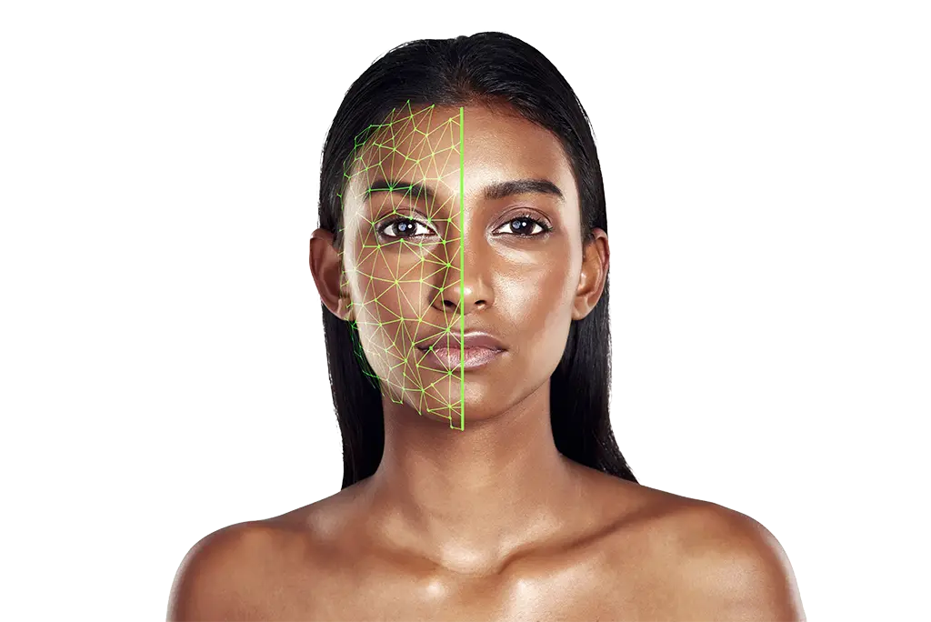 Young Woman Scanning Face2